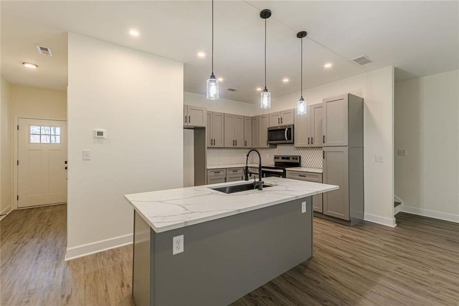 Furnished interior view inside a new home in , Stone Mountain (Image 6). Furnished interior view inside a new home in , Stone Mountain (Image 6).