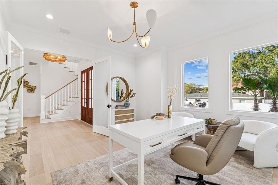 Furnished interior view inside a new home in , Tampa (Image 12).