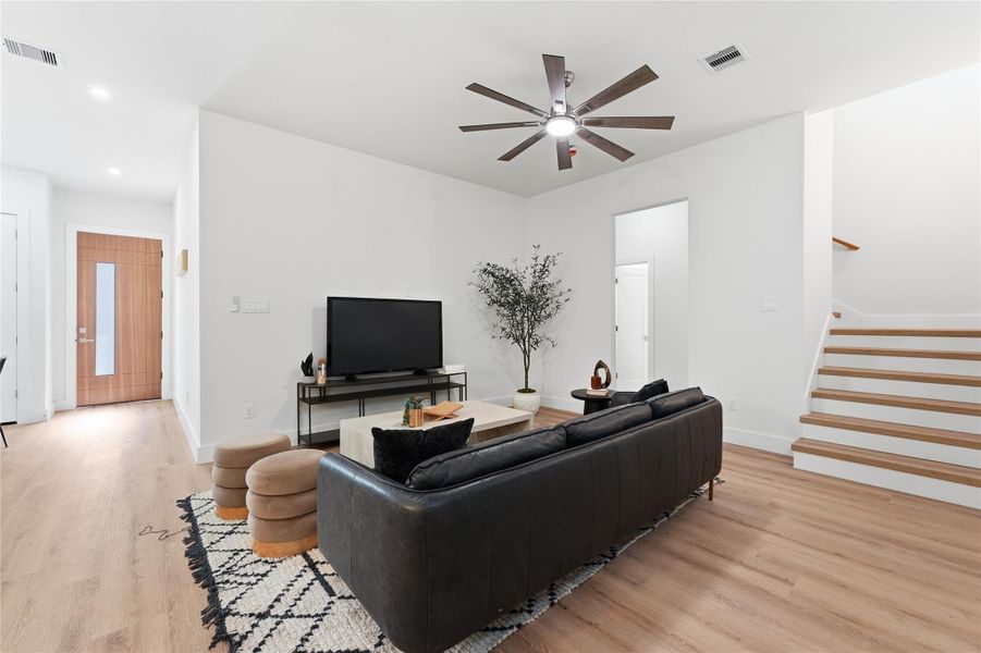 Furnished interior view inside a new home in , Houston (Image 12). Furnished interior view inside a new home in , Houston (Image 12).