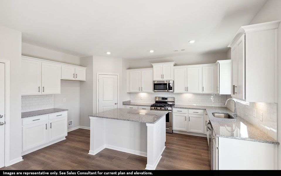 Representative furnished interior of a home built from the Magellan by CastleRock Communities in McCain's Station, Gallatin (Image 3).