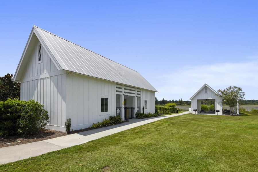 Front exterior of a new home in , Moncks Corner, SC, highlighting curb appeal (Image 1). Front exterior of a new home in , Moncks Corner, SC, highlighting curb appeal (Image 1).