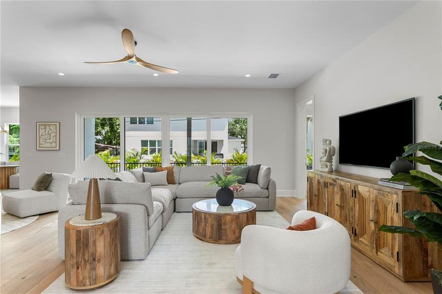 Furnished interior view inside a new home in , Tampa (Image 51).