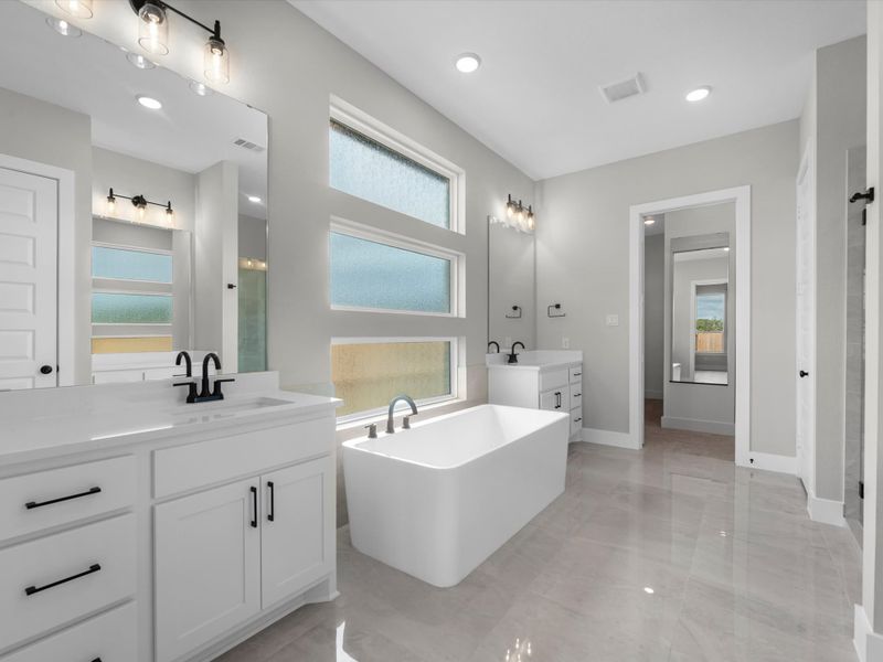 Furnished interior view inside a new home in Sienna 60’, Missouri City (Image 8). Furnished interior view inside a new home in Sienna 60’, Missouri City (Image 8).
