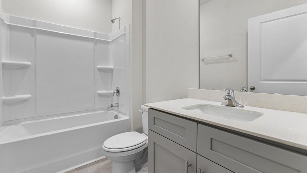 Furnished interior view inside a new home in The Landing at Summerhaven, Mebane (Image 5).