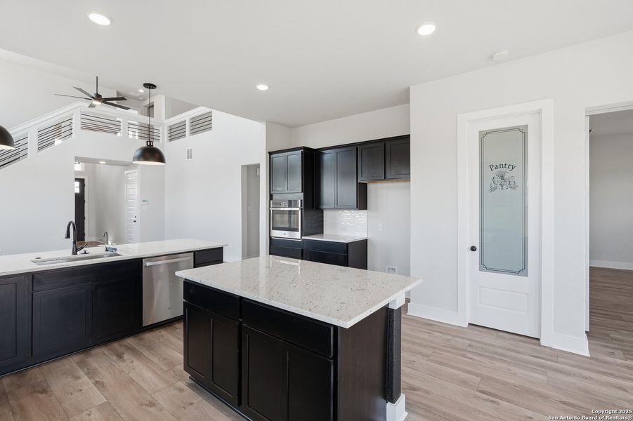 Furnished interior view inside a new home in Alsatian Oaks, Castroville (Image 13).