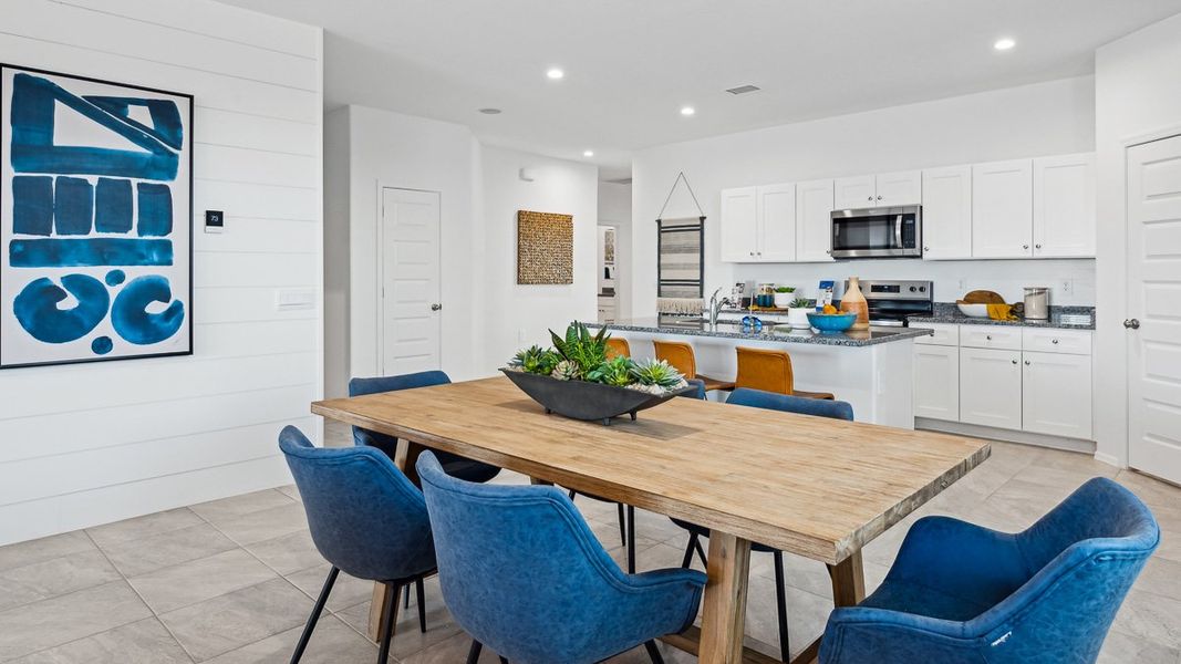 Furnished interior view inside a new home in Heartland Ranch, Coolidge (Image 11).