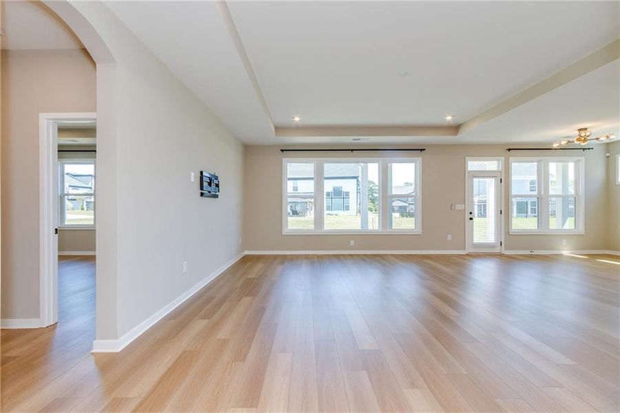 Spacious, unfurnished interior of a new home in Sweetbay Farm, Lawrenceville (Image 66).