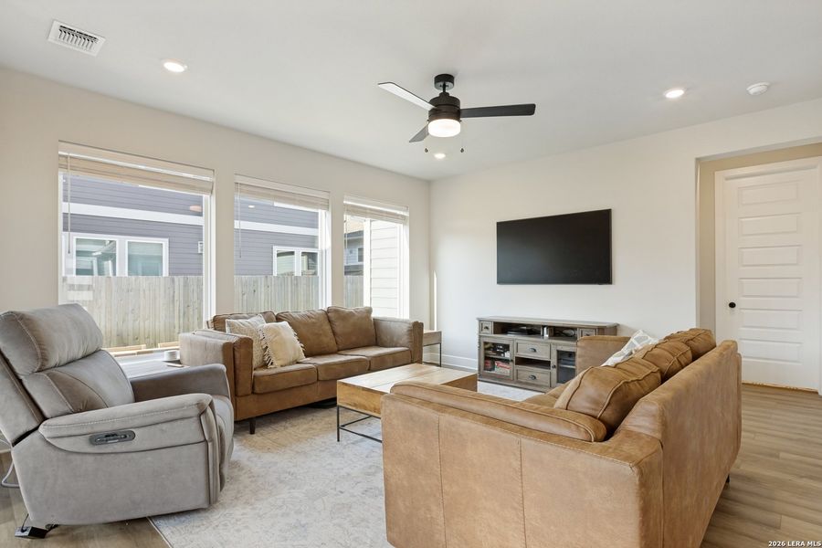Furnished interior view inside a new home in Sunfield, Buda (Image 25). Furnished interior view inside a new home in Sunfield, Buda (Image 25).