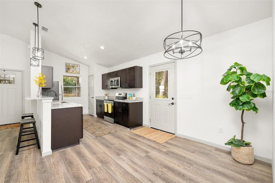 Furnished interior view inside a new home in , High Springs (Image 10). Furnished interior view inside a new home in , High Springs (Image 10).