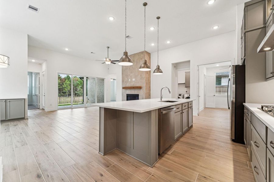 Furnished interior view inside a new home in Kresston, Montgomery (Image 15).