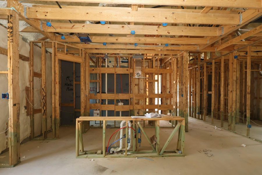 In-progress construction of a new home in The Woodlands Hills - Reserve Collection, Willis, TX (Image 3). In-progress construction of a new home in The Woodlands Hills - Reserve Collection, Willis, TX (Image 3).