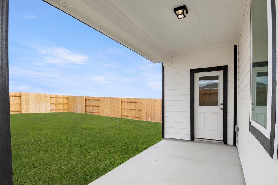 Exterior details and patio area of a home in Edgebrooke, Pflugerville (Image 21). Exterior details and patio area of a home in Edgebrooke, Pflugerville (Image 21).