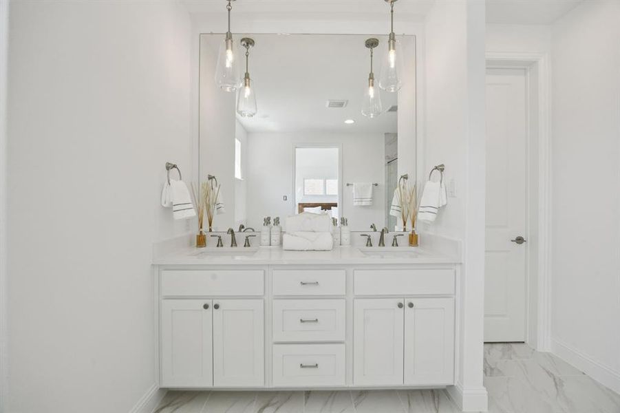 Furnished interior view inside a new home in , Dallas (Image 10). Furnished interior view inside a new home in , Dallas (Image 10).