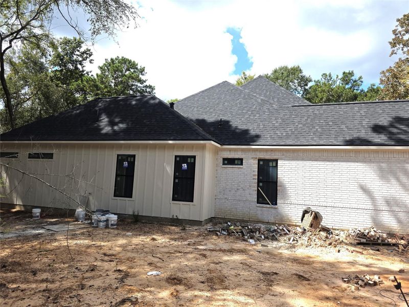 Left side of home Left side of home