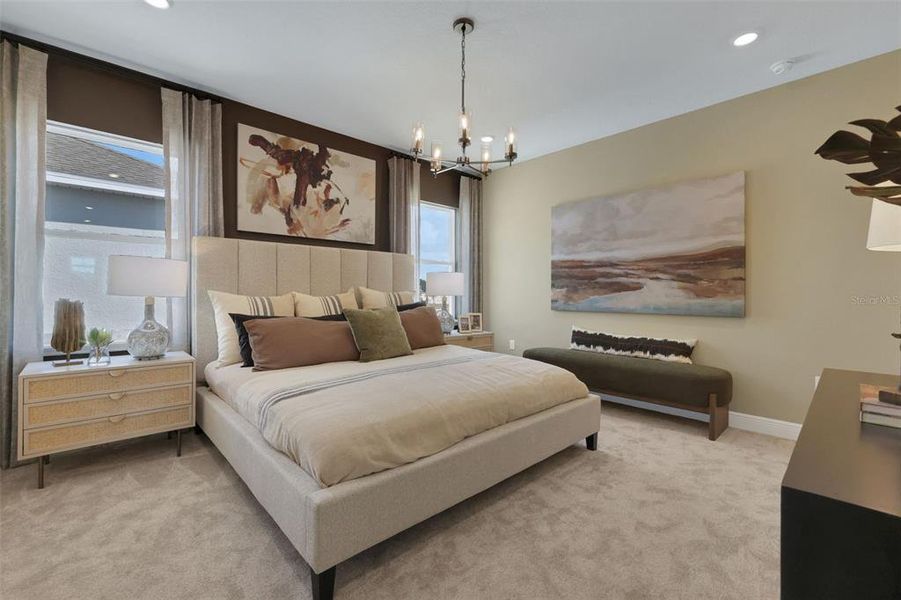 Furnished interior view inside a new home in Crossroads at Kelly Park, Apopka (Image 27).