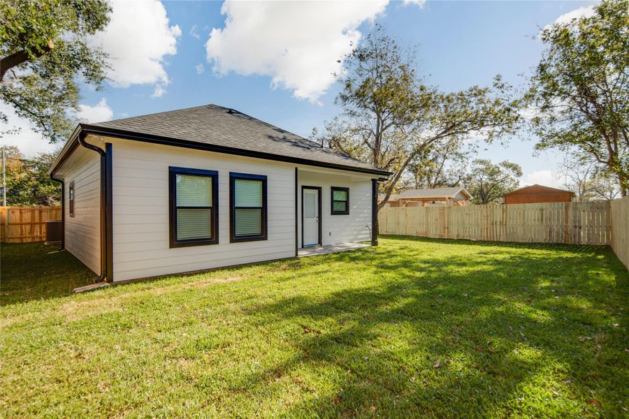 Exterior details and patio area of a home in , Navasota (Image 20). Exterior details and patio area of a home in , Navasota (Image 20).