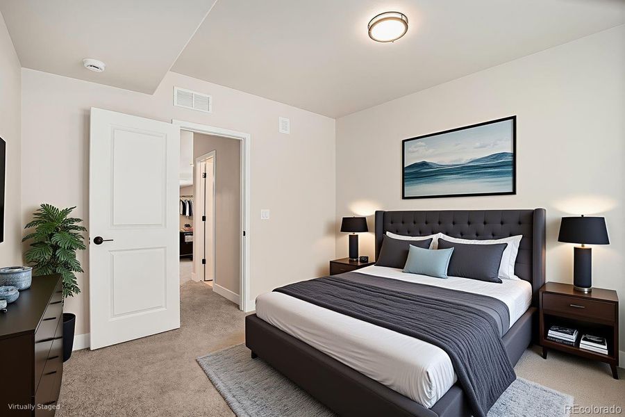 Furnished interior view inside a new home in , Arvada (Image 13).