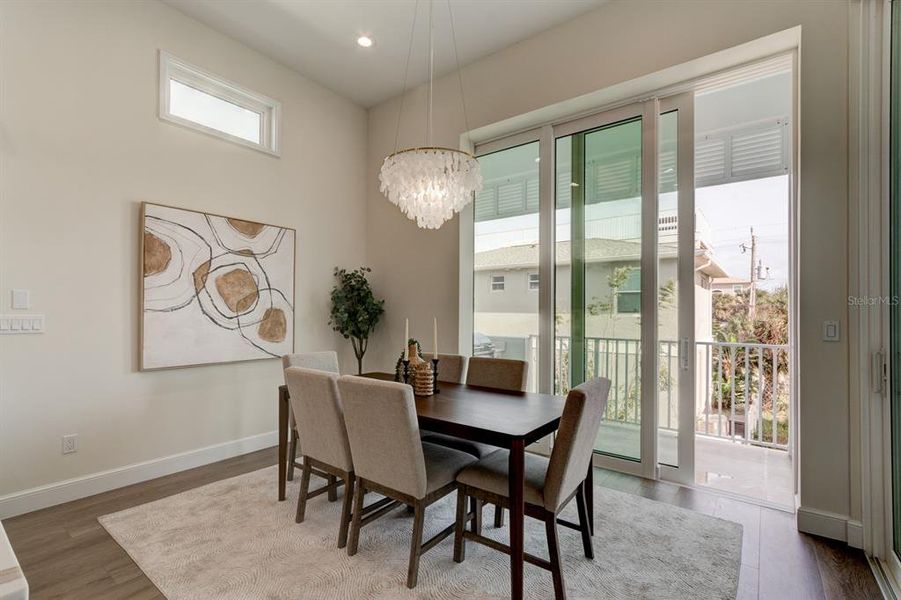 Furnished interior view inside a new home in , New Smyrna Beach (Image 36).