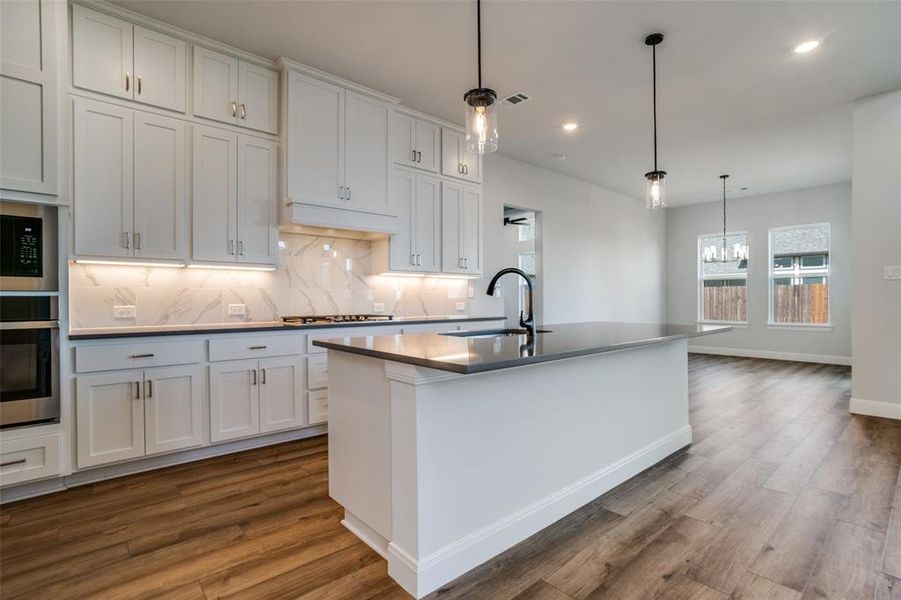 Furnished interior view inside a new home in West Crossing, Anna (Image 6). Furnished interior view inside a new home in West Crossing, Anna (Image 6).