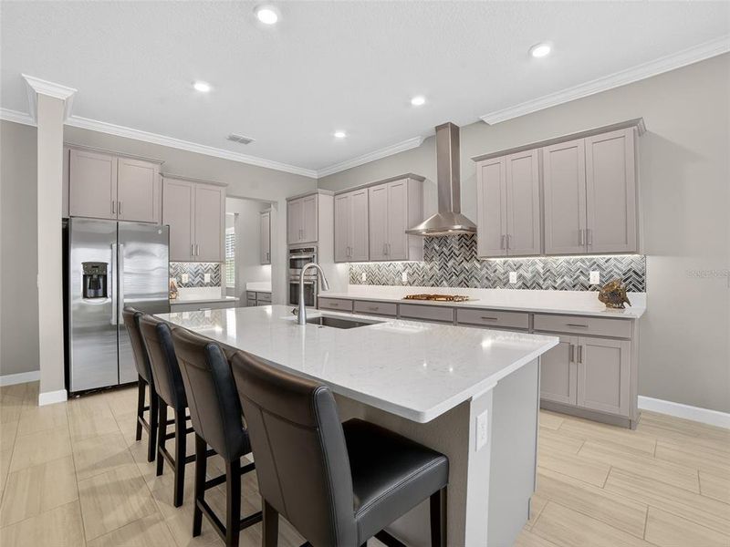 Furnished interior view inside a new home in , Parrish (Image 14).