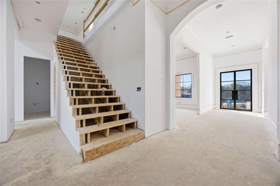 In-progress construction of a new home in , Buford, GA (Image 24).