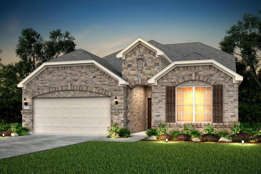 Pulte Homes, Mooreville elevation D, rendering Pulte Homes, Mooreville elevation D, rendering
