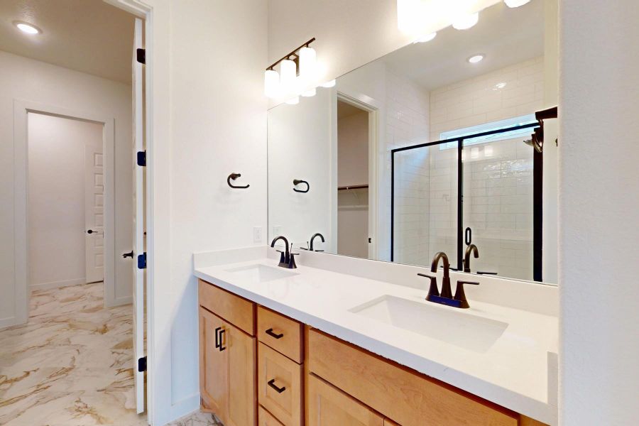 Furnished interior view inside a new home in Heritage, Dripping Springs (Image 10).