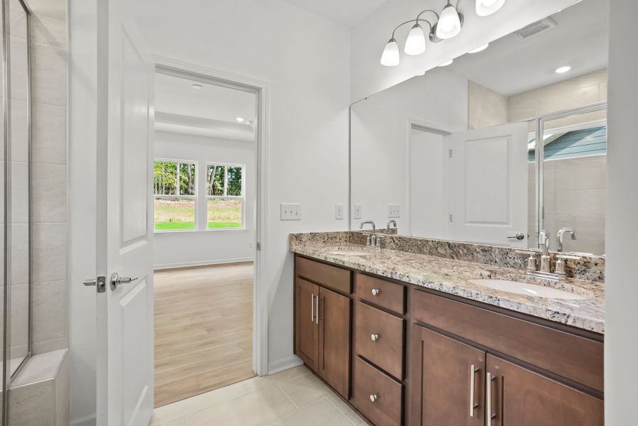 Furnished interior view inside a new home in Michaux Gardens, Belmont (Image 65).