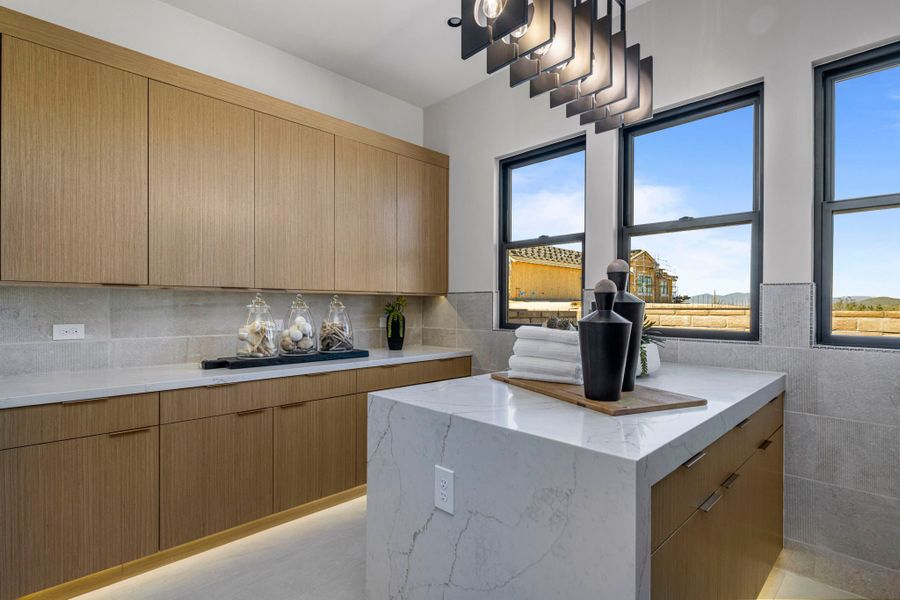 Representative furnished interior of a home built from the Cheval by Camelot Homes in Shadow Ridge, Scottsdale (Image 53).
