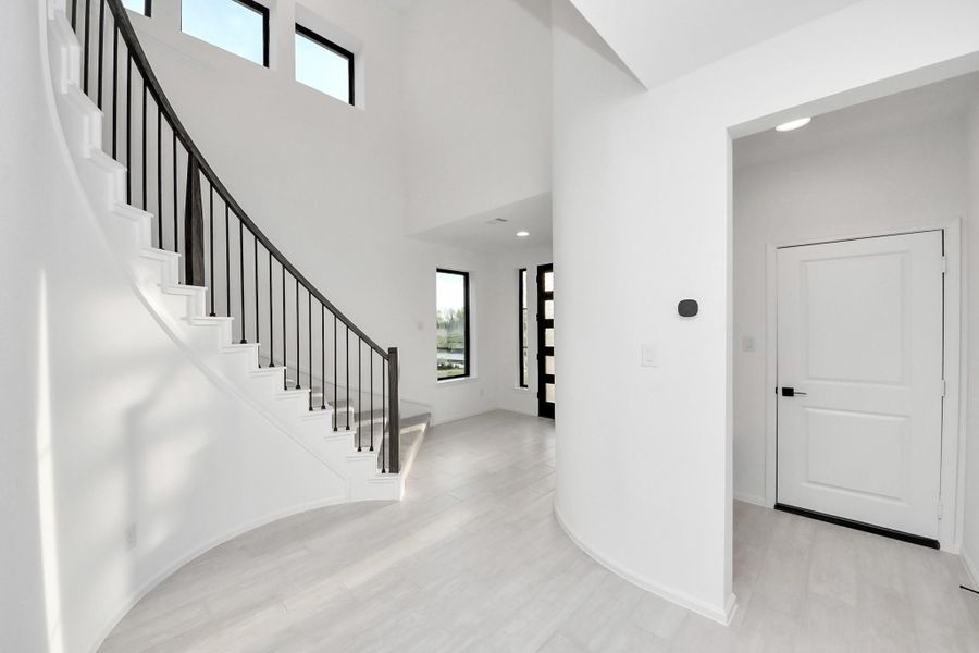 Spacious, unfurnished interior of a new home in Austin Point, Richmond (Image 38). Spacious, unfurnished interior of a new home in Austin Point, Richmond (Image 38).
