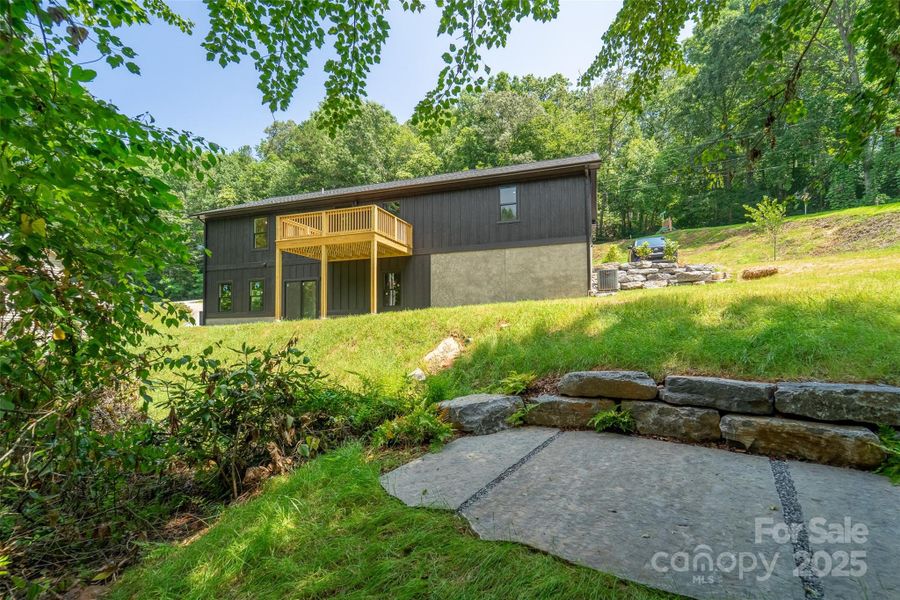 Exterior details and patio area of a home in , Sylva (Image 31).