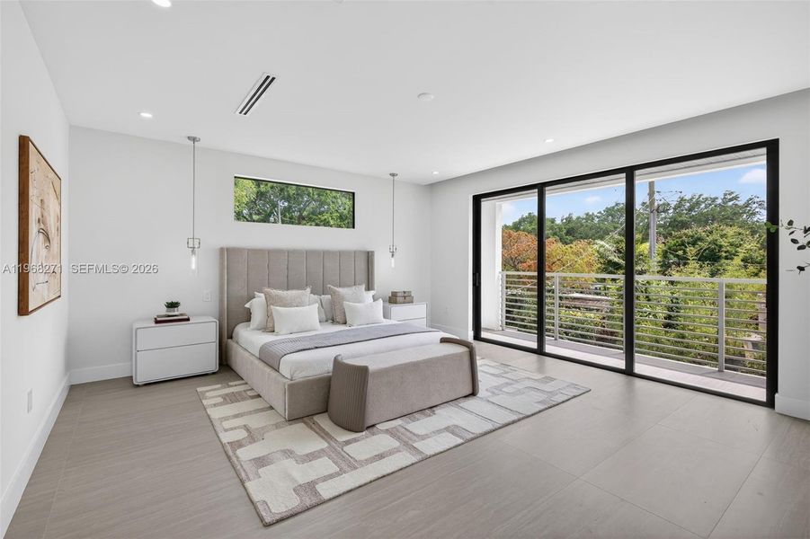 Furnished interior view inside a new home in , Fort Lauderdale (Image 58).