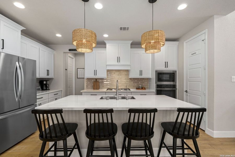 Furnished interior view inside a new home in Veramendi, New Braunfels (Image 17).