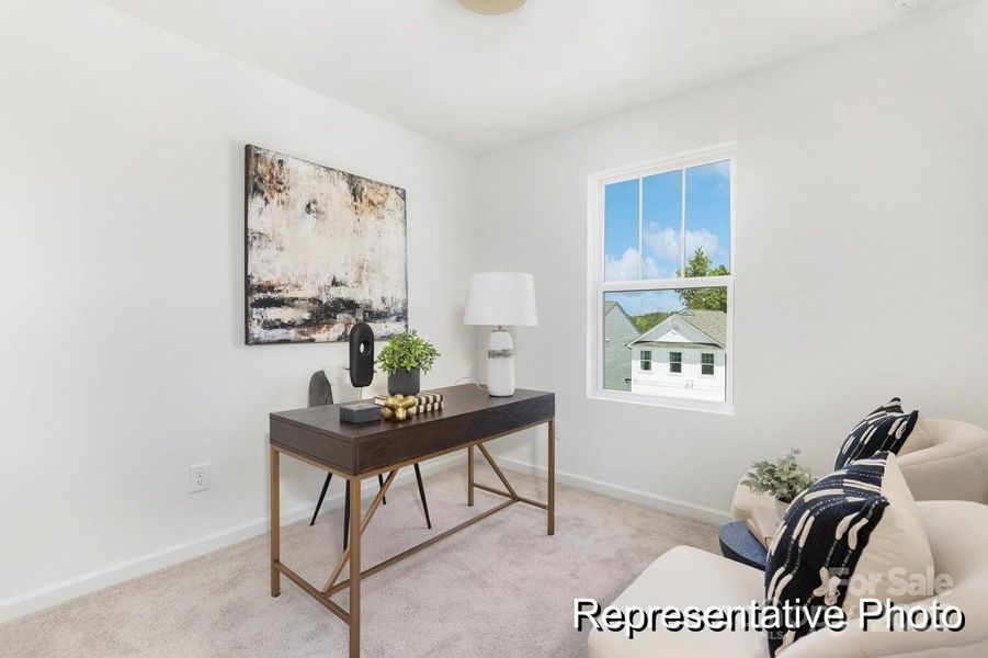 Furnished interior view inside a new home in , Charlotte (Image 15). Furnished interior view inside a new home in , Charlotte (Image 15).