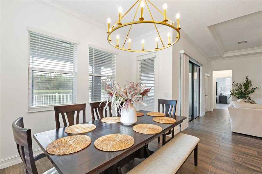 Furnished interior view inside a new home in , Land O' Lakes (Image 28).