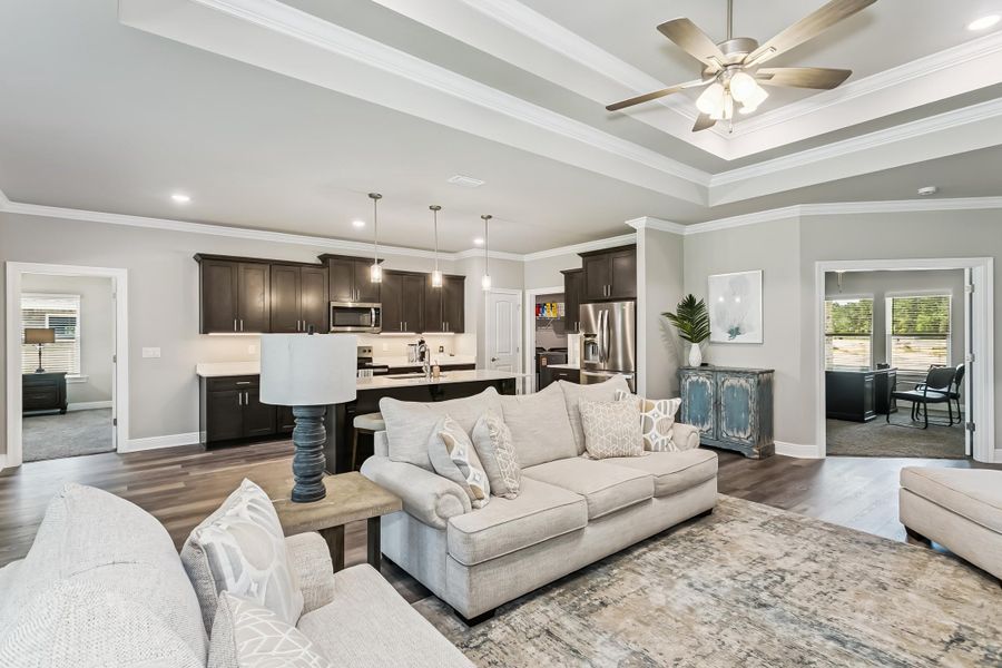 Furnished interior view inside a new home in Buckeyes Landing, Navarre (Image 7).