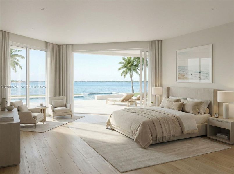 Furnished interior view inside a new home in , Marco Island (Image 7).