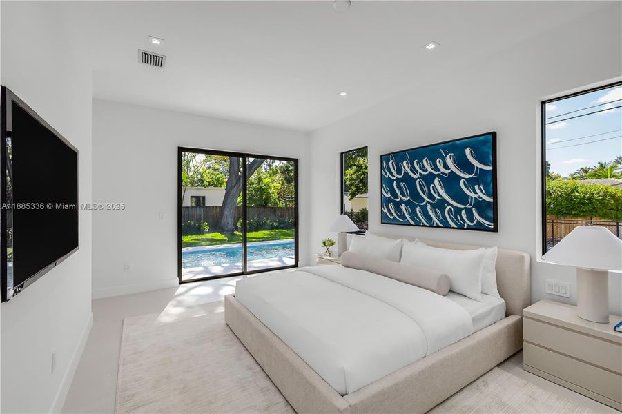 Furnished interior view inside a new home in , Miami Shores (Image 7).
