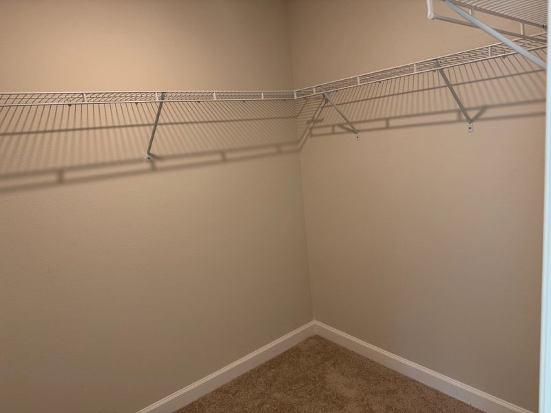 Primary walk-in closet