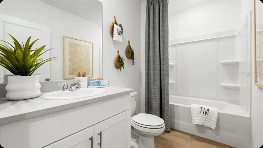 Furnished interior view inside a new home in Waterstone, Groveland (Image 6).