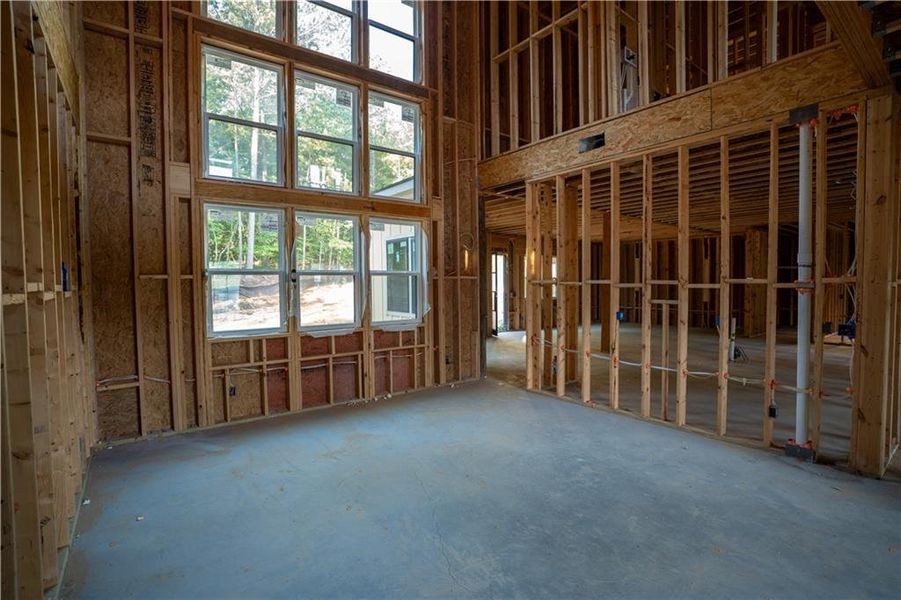 In-progress construction of a new home in , Fairburn, GA (Image 9).