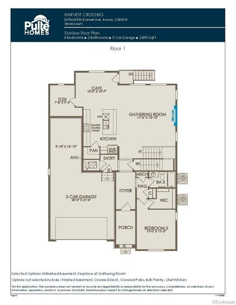 Main Level Floorplan