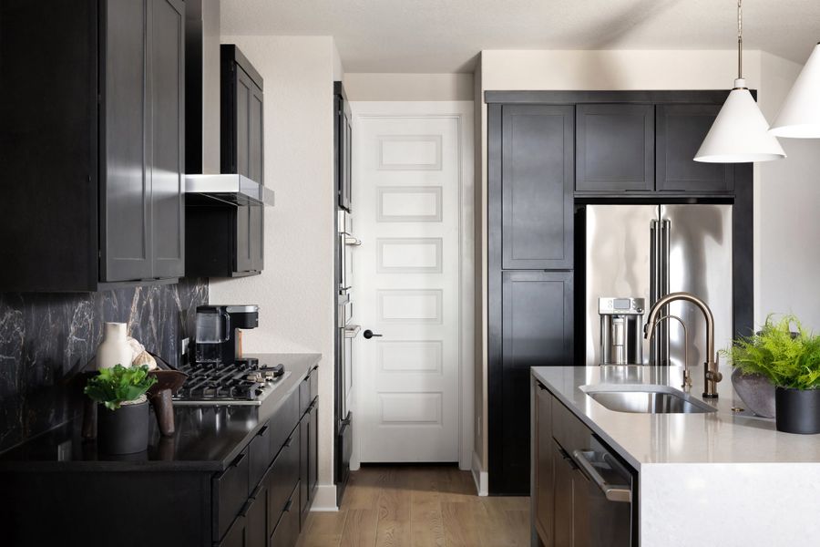 Furnished interior view inside a new home in Heritage, Dripping Springs (Image 18).