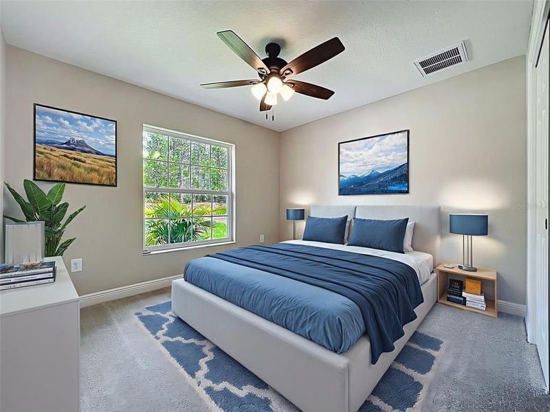 Furnished interior view inside a new home in , Dunnellon (Image 12).
