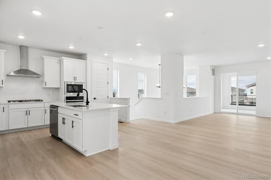 Furnished interior view inside a new home in The Summit at Meridian, Englewood (Image 10). Furnished interior view inside a new home in The Summit at Meridian, Englewood (Image 10).