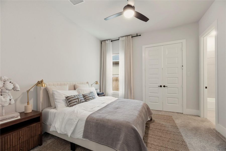 Furnished interior view inside a new home in , Cypress (Image 37).