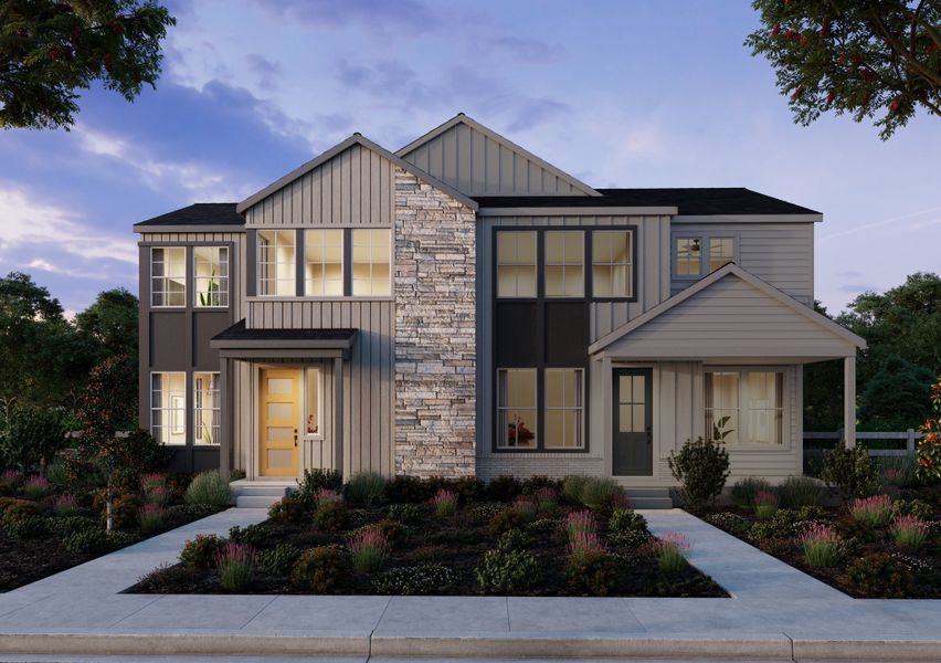 Representative exterior photo of a completed home built from the 1 by Trumark Homes in Trumark Homes at Sterling Ranch, Littleton, CO (Image 22).