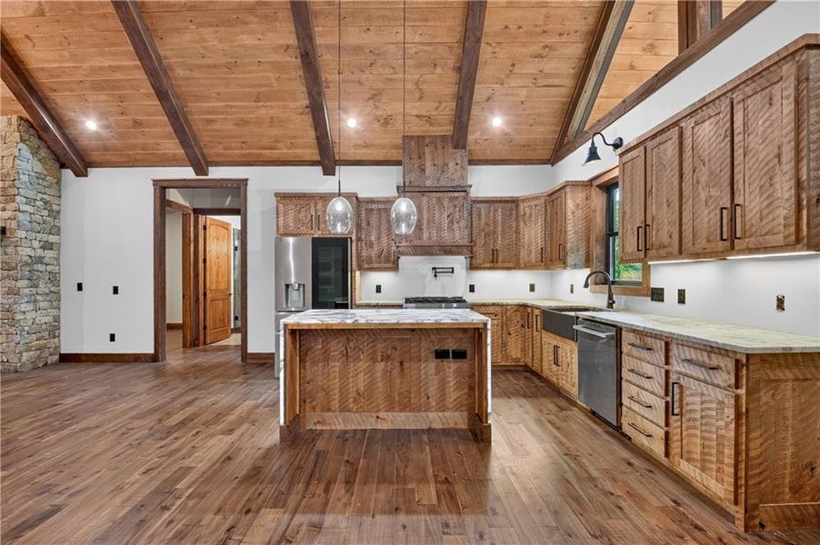 Furnished interior view inside a new home in , Ellijay (Image 13).