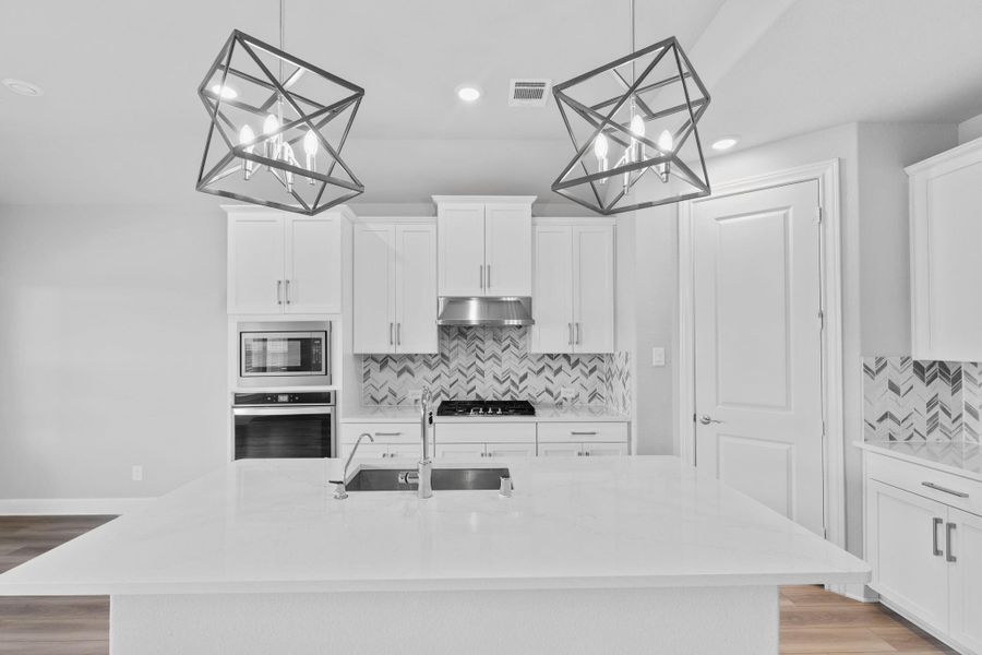 Kitchen front view Kitchen front view