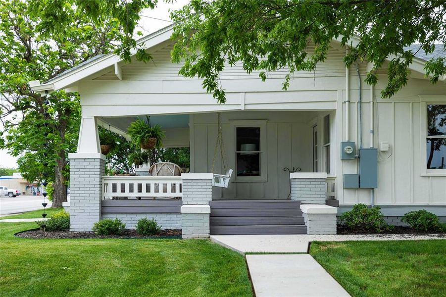 Front exterior of a new home in , Brownwood, TX, highlighting curb appeal (Image 18).